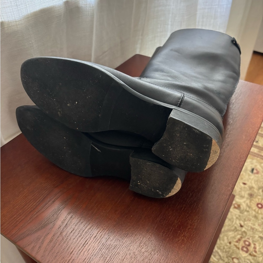 J. Crew Tall Black Leather Riding Boots - Picture 8 of 8